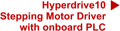 Hyperdrive10 Stepping Motor Driverwith onboard PLC